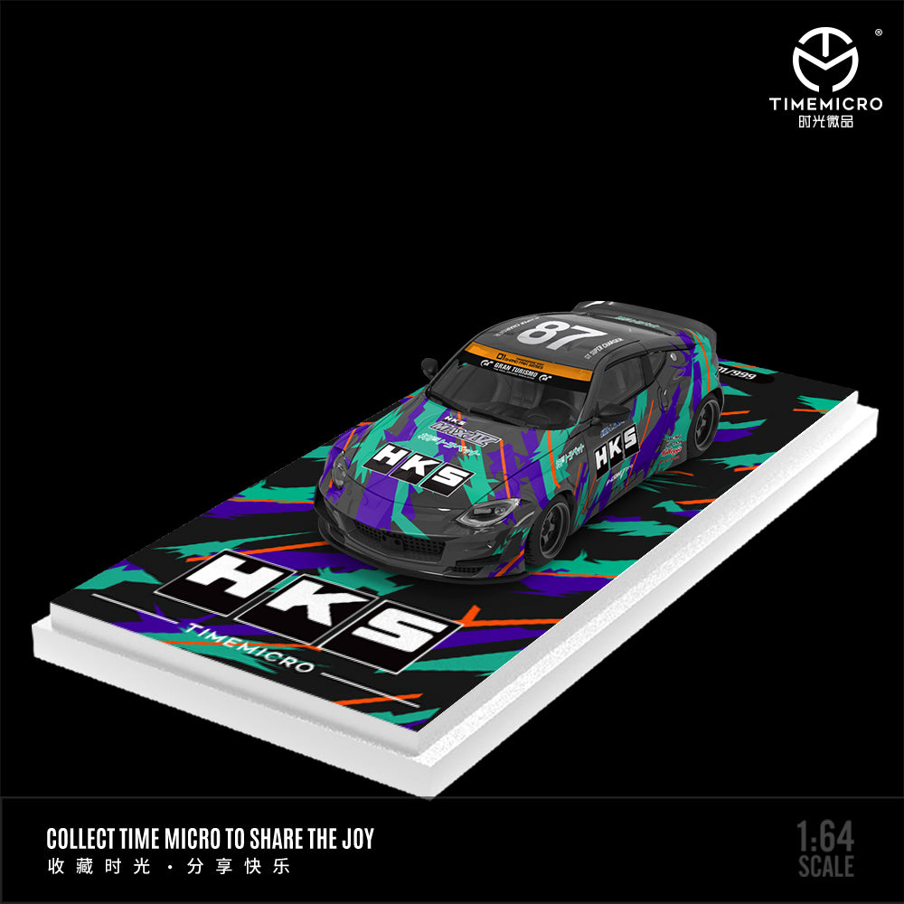 Time Micro 1:64 Nissan 400Z HKS Livery TM649107 (2 Versions)