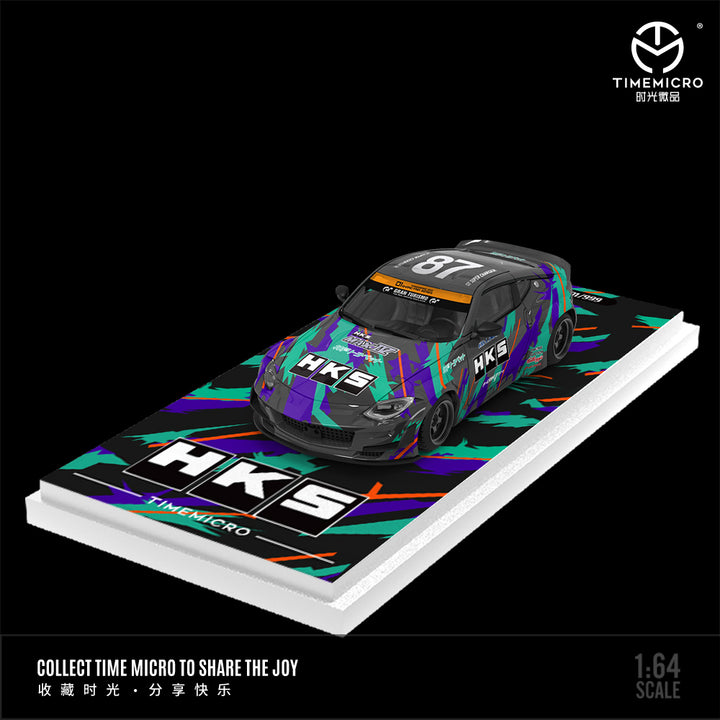Time Micro 1:64 Nissan 400Z HKS Livery TM649107 (2 Versions)