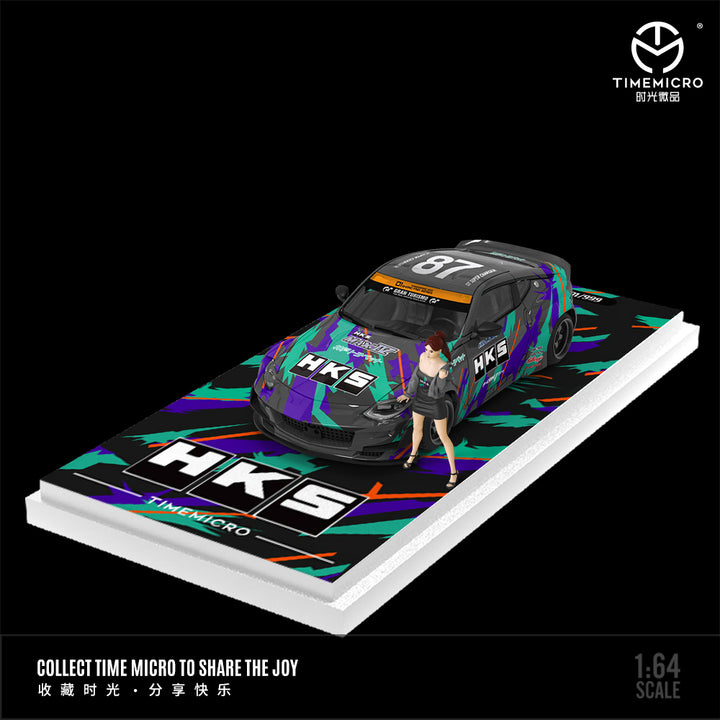 Time Micro 1:64 Nissan 400Z HKS Livery TM649107 (2 Versions)