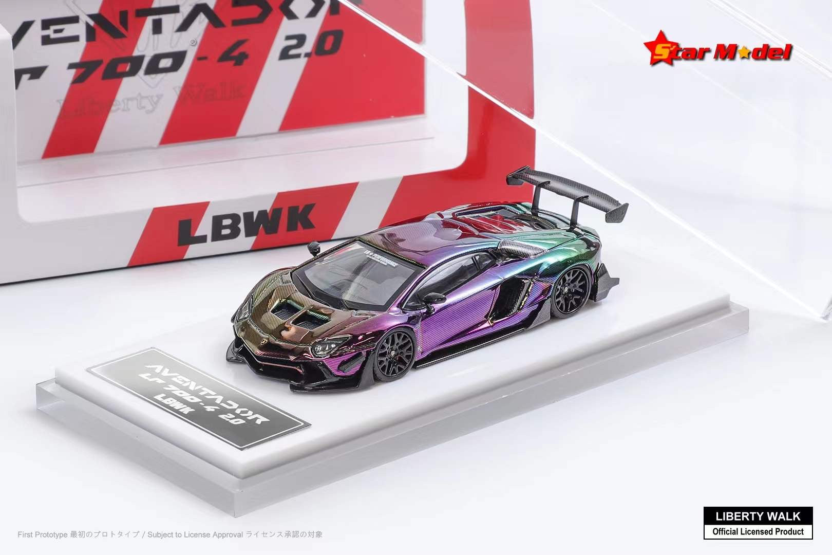 1/64 Star Model Lamborghini Aventador LP700-4 Liberty Walk