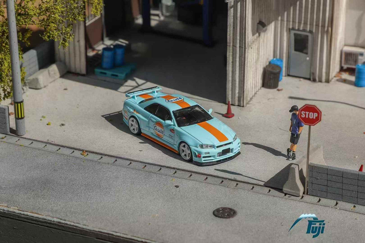 Fuji 1:64 Nissan Skyline GT-R R34 Nismo Z-Tune High-end version (3