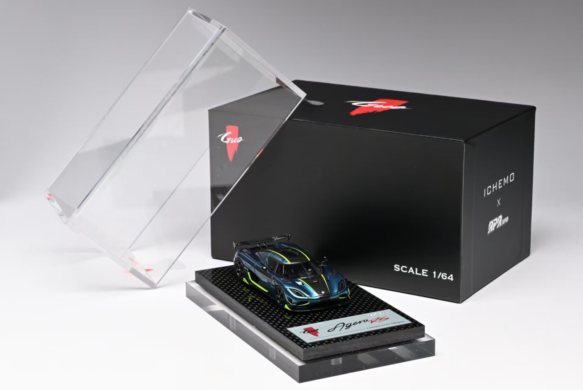 Guo 1:64 Koenigsegg Agera RS APAxpo Foshan Exhibition Edition