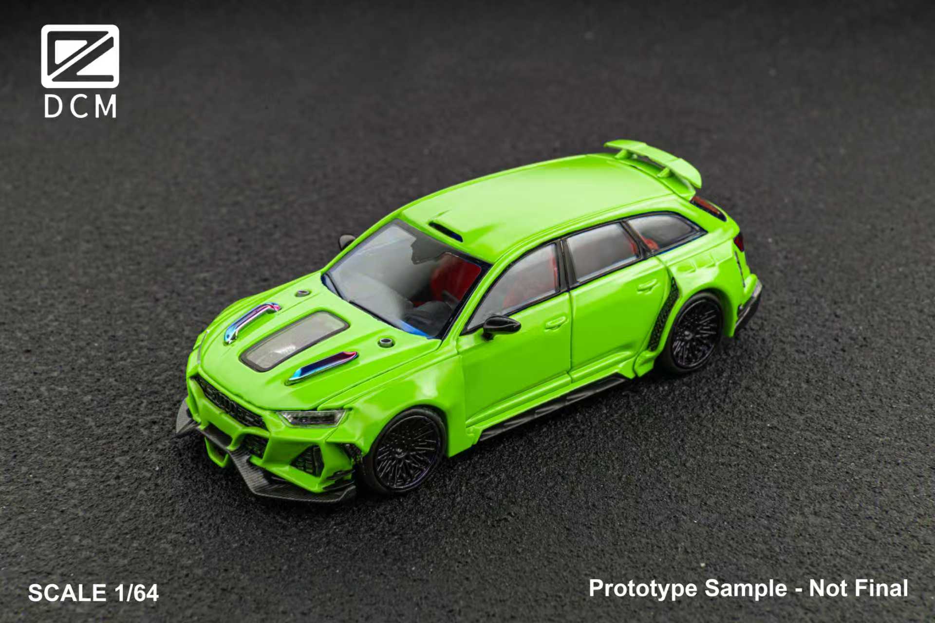 Preorder] DCM 1:64 Audi RS6 Apple Green – Horizon Diecast