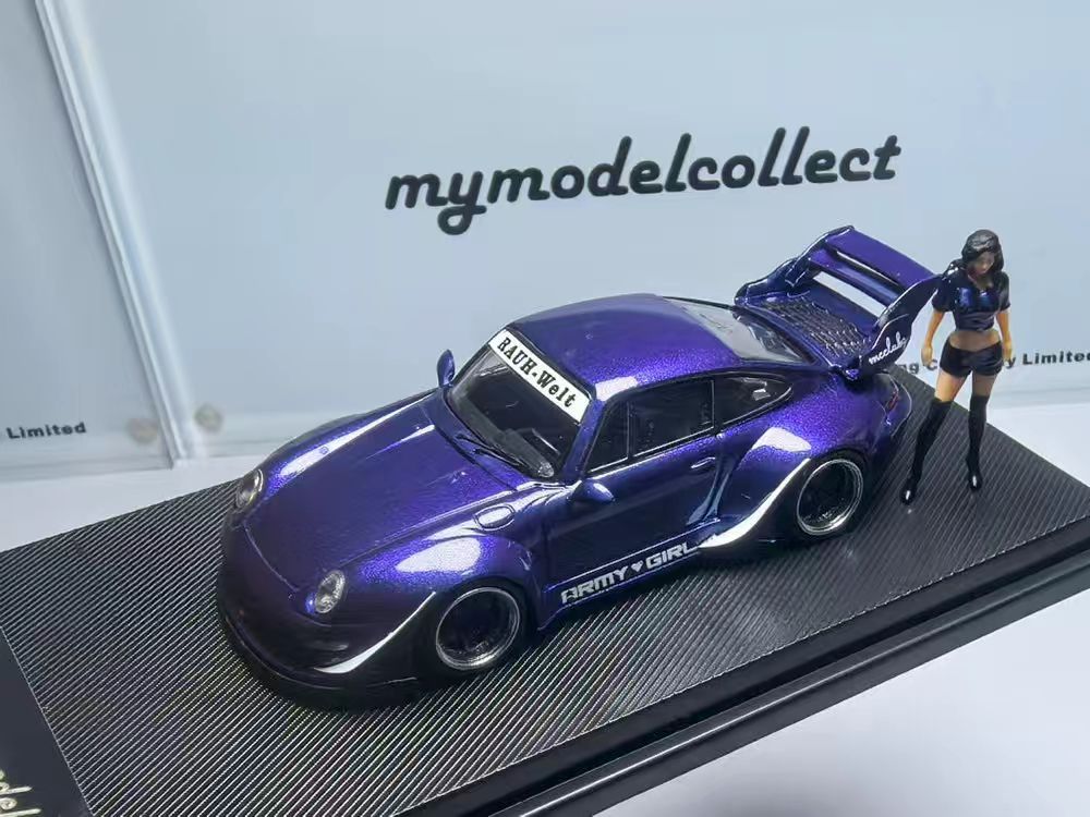 Preorder] Model Collect 1:64 Porsche RWB993 High Wing ARMY GIRL