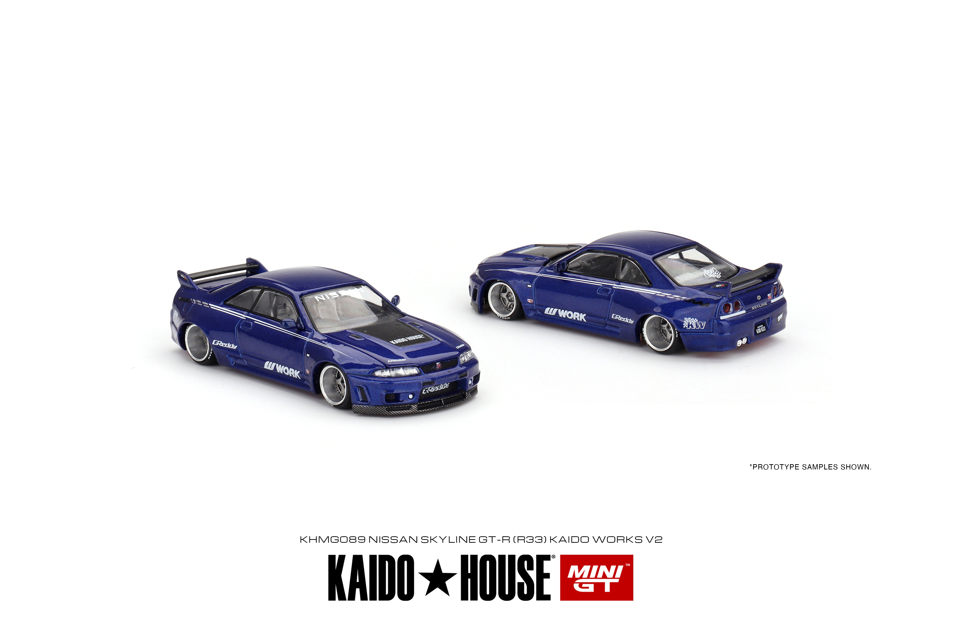 Kaido House + Mini GT 1:64 Nissan Skyline GT-R (R33) Kaido Works