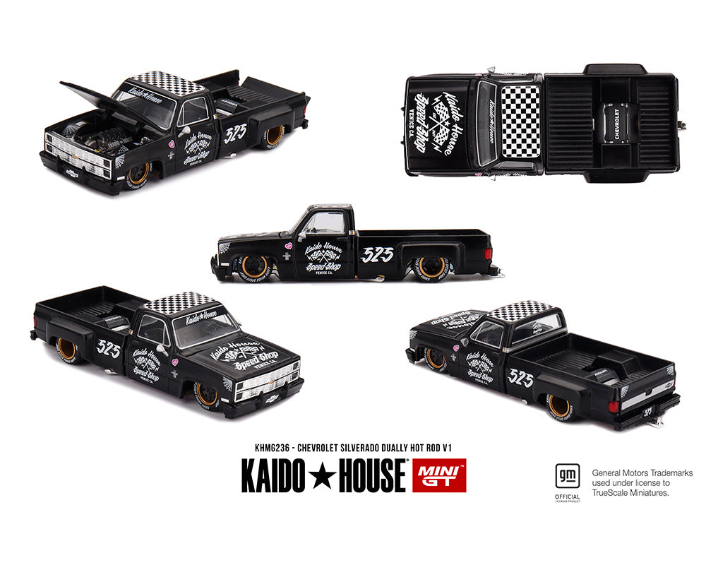 Preorder] Kaido House x MINIGT Chevrolet Silverado Dually Hot Rod