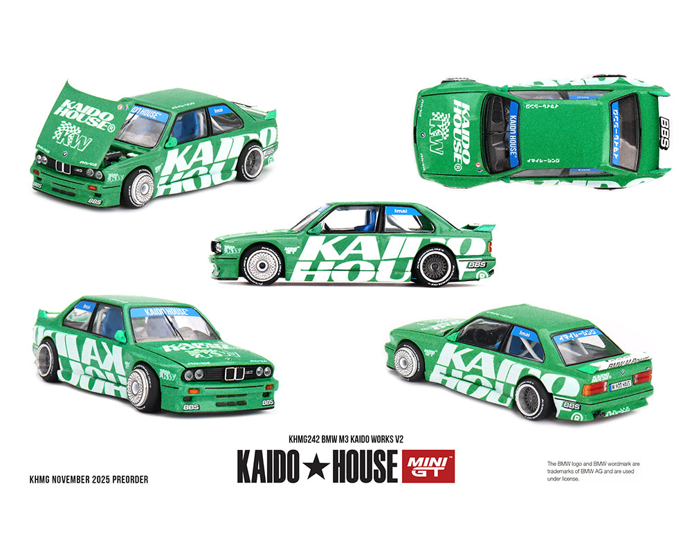 Preorder] Kaido House x Mini GT BMW M3 Kaido Works V2- Green