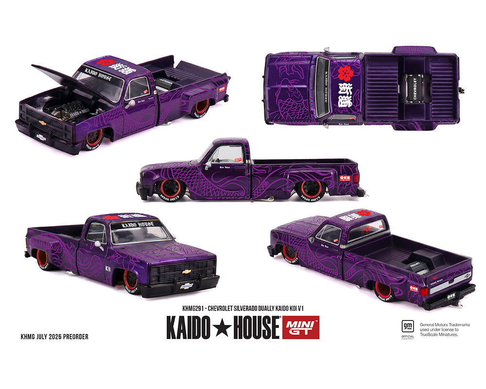 ミニカー KAIDO HOUSE Chevrolet Silverado Dually Preorder] Kaido House x Mini GT 1:64 Chevrolet Silverado Dually