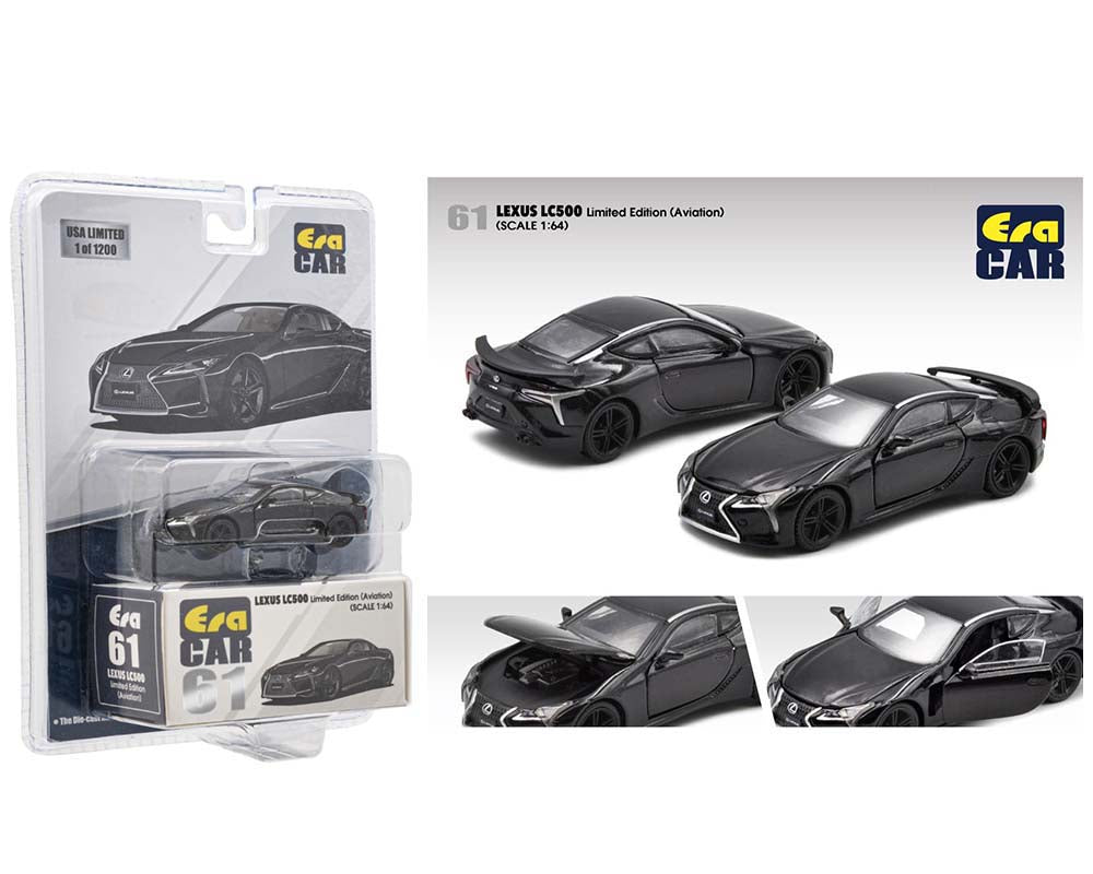 ERA Car 1:64 Lexus LC500 Black – Horizon Diecast