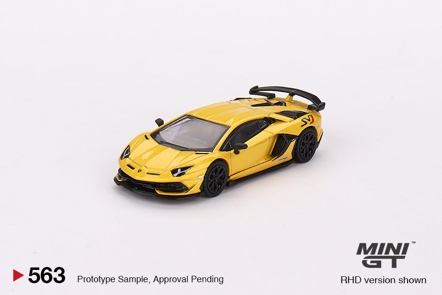 ミニカー MINI GT Lamborghini Aventador SVJ Giallo MGT00563 Mini GT 1:64 Lamborghini Aventador SVJ New Giallo Orion