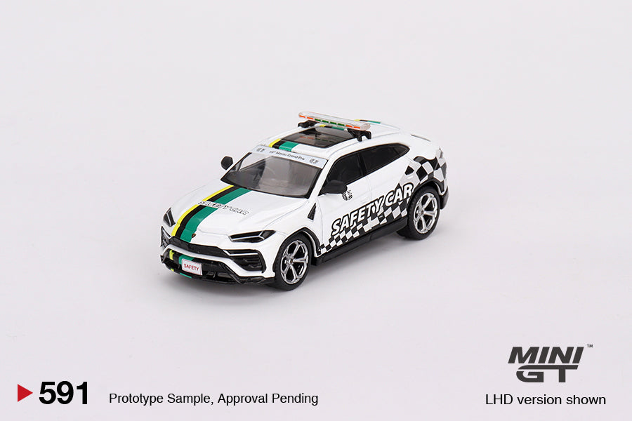MINI GT ラミボルギーニ・ウルス・セーフティカー 591 チェイスカー Mini GT 1:64 Lamborghini Urus 2022 Macau GP Official Safety Car