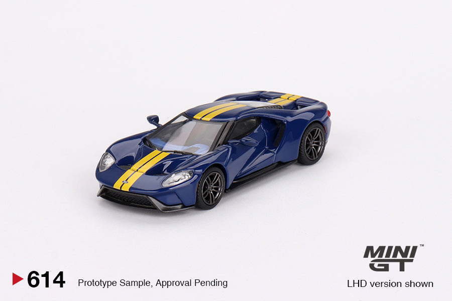 Mini GT 1:64 Ford GT Sunoco Blue LHD MGT00614 – Horizon Diecast