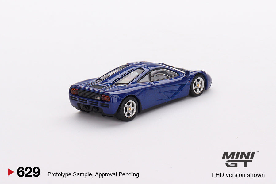 Mini GT 1:64 McLaren F1 Cobalt Blue MGT00629 Rear