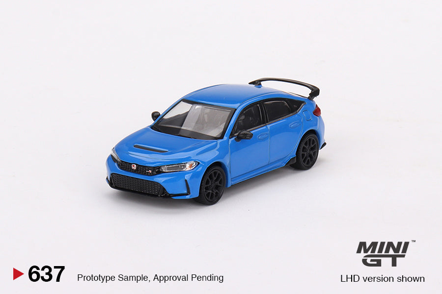 Mini GT 1:64 Honda Civic Type R Boost Blue Pearl 2023 MGT00637 LHD