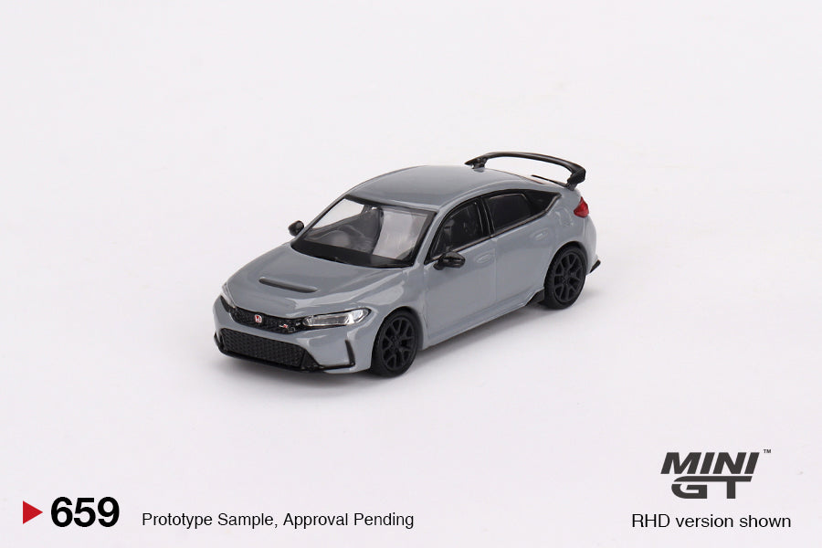 Mini GT 1:64 Honda Civic Type R Sonic Gray Pearl 2023 MGT00659