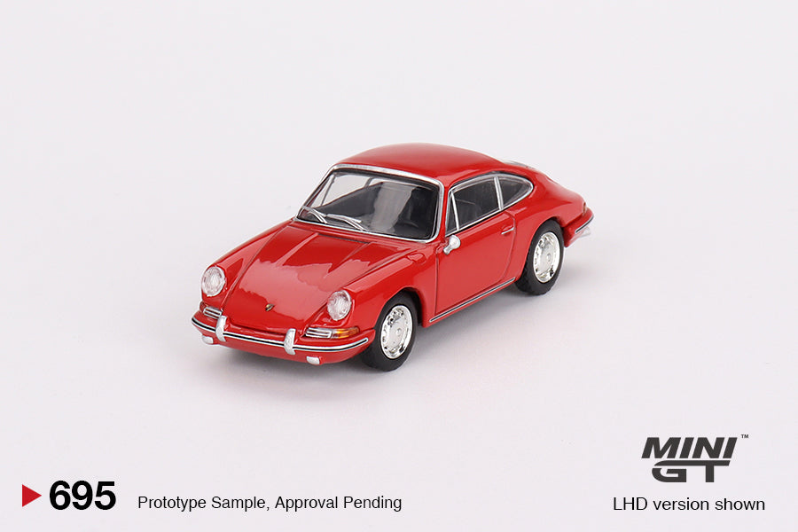 MINI GT Porsche 901 1963 Signal Red チェイス Mini GT 1:64 Porsche 901 1963 Signal Red LHD MGT00695