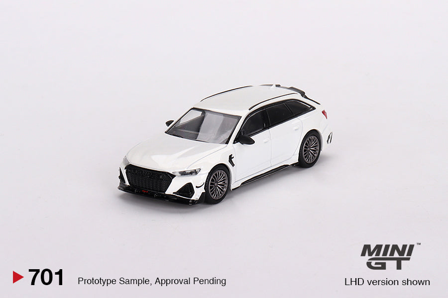 Mini GT 1:64 Audi ABT RS6-R Glacier White Metallic MGT00701