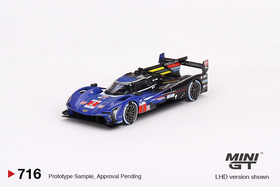 Mini GT 1:64 Cadillac V-Series.R #2 Cadillac Racing 2023 Le Mans 24 Hrs 3rd Place MGT00716