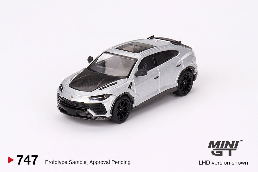 Mini GT 1:64 Lamborghini Urus Performante Grigio Nimbus MGT00747