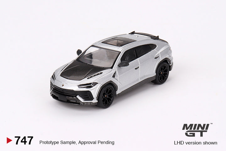 Mini GT 1:64 Lamborghini Urus Performante Grigio Nimbus MGT00747