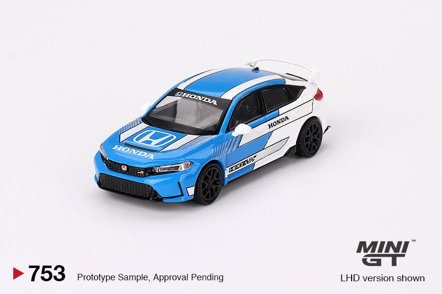 Mini GT 1:64 Honda Civic Type R #3 2023 Pace Car Blue