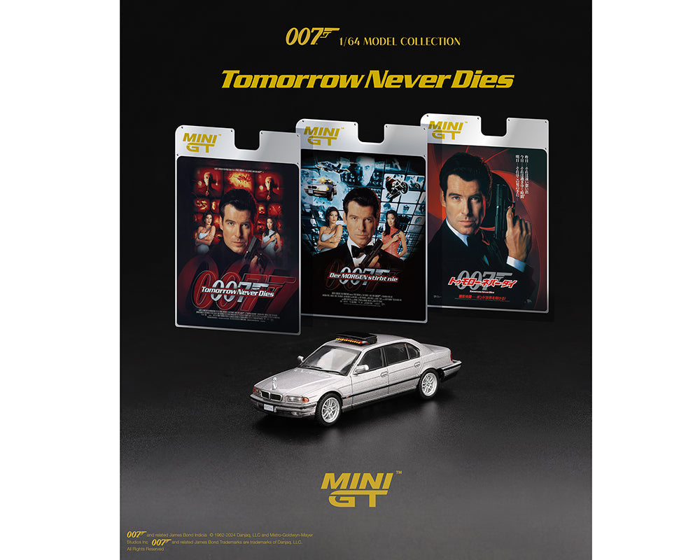 記念グッズ @Mory  007 Mini GT 1:64 BMW 750IL James Bond 007 Tomorrow Never Dies MGT00902
