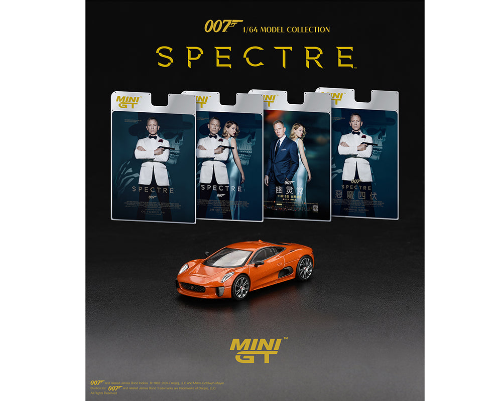 Mini GT 1:64 Jaguar C-X75 James Bond 007 Spectre MGT00903-007 (2