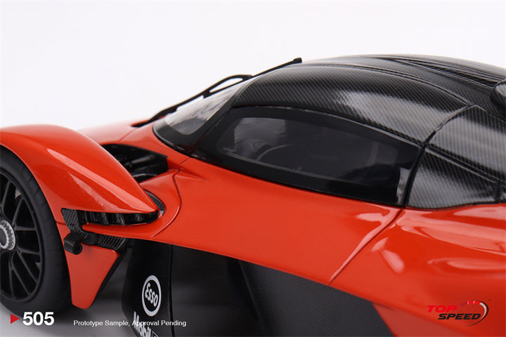 Topspeed 1:18 Aston Martin Valkyrie Maximum Orange