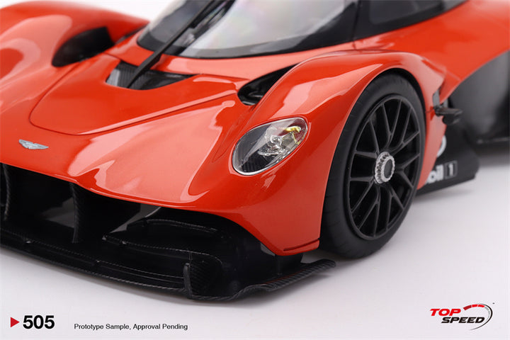 Topspeed 1:18 Aston Martin Valkyrie Maximum Orange