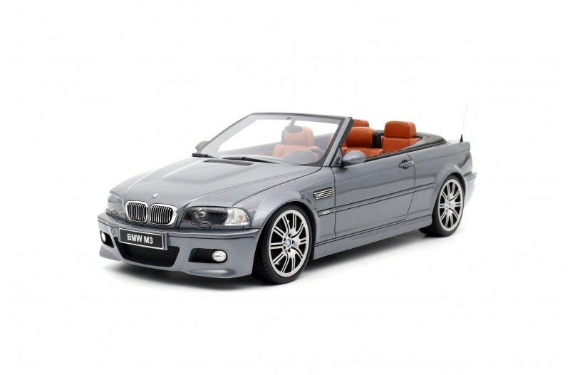 OttOmobile 1:18 BMW E46 M3 Convertible Grey 2004 OT1006 – Horizon