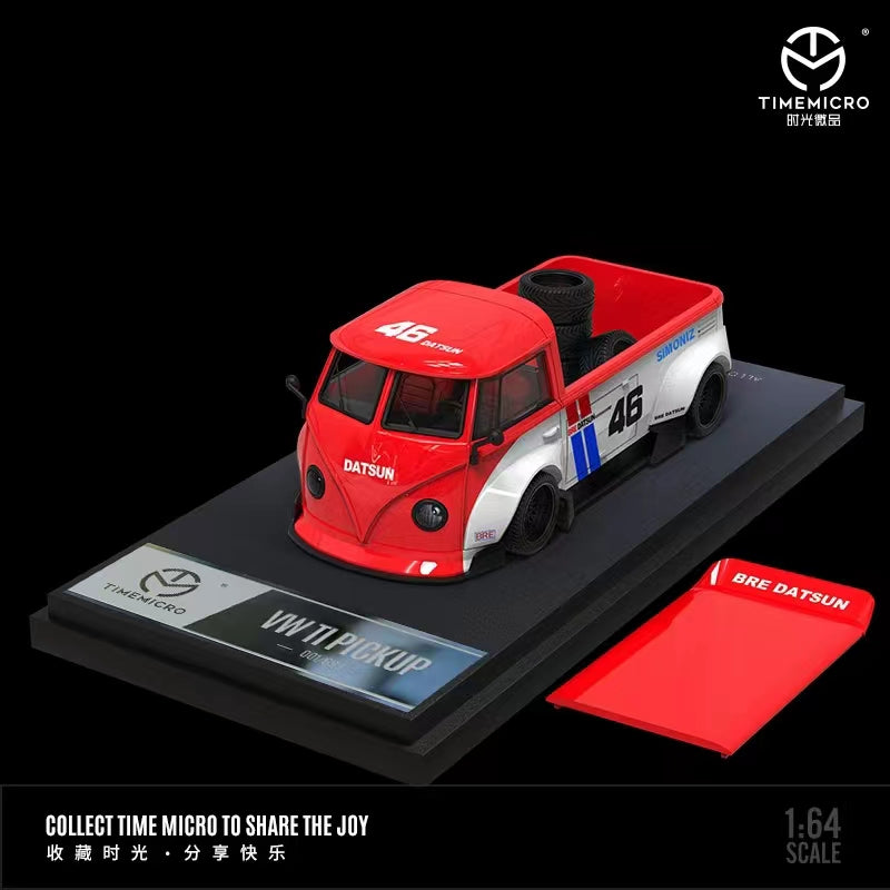 TimeMicro 1:64 Volkswagen T1 Wide-Body Pickup BRE DATSUN