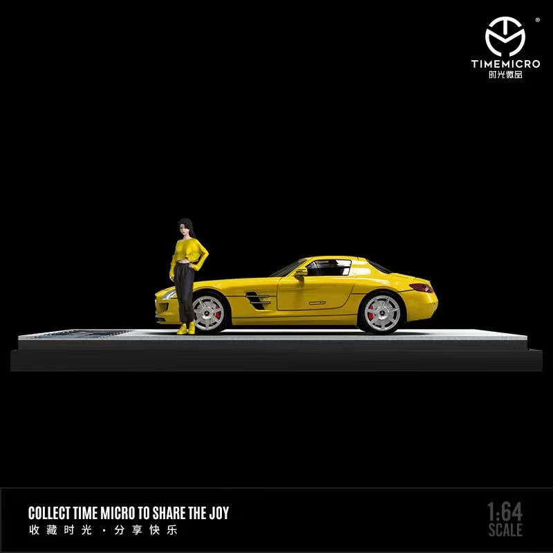 TimeMicro 1:64 Mercedes-Benz SLS Yellow