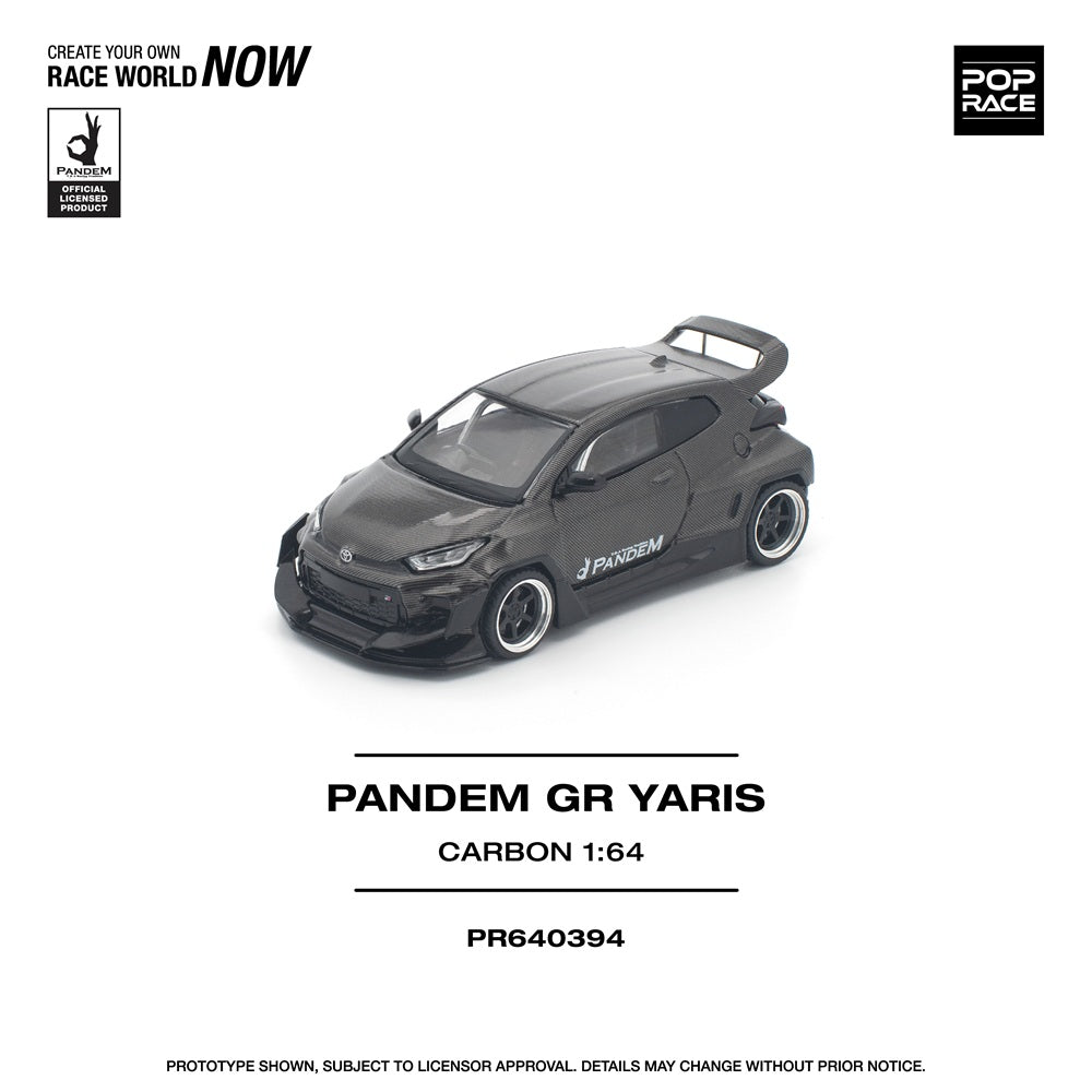 Preorder] POPRACE 1:64 PANDEM GR YARIS CARBON EDITION PR640394