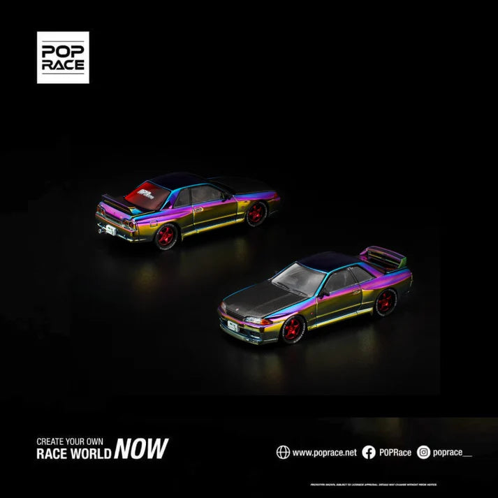 POPRACE 1:64 SKYLINE GT-R (BNR32) S23-APAXPO2025 – Horizon Diecast