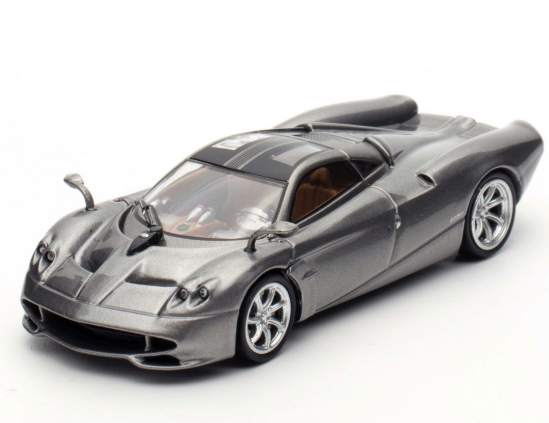 CM Model 1:64 PAGANI CODALUNGA METALLIC SILVER HEC 2025 cm64-codalunga-hec2025