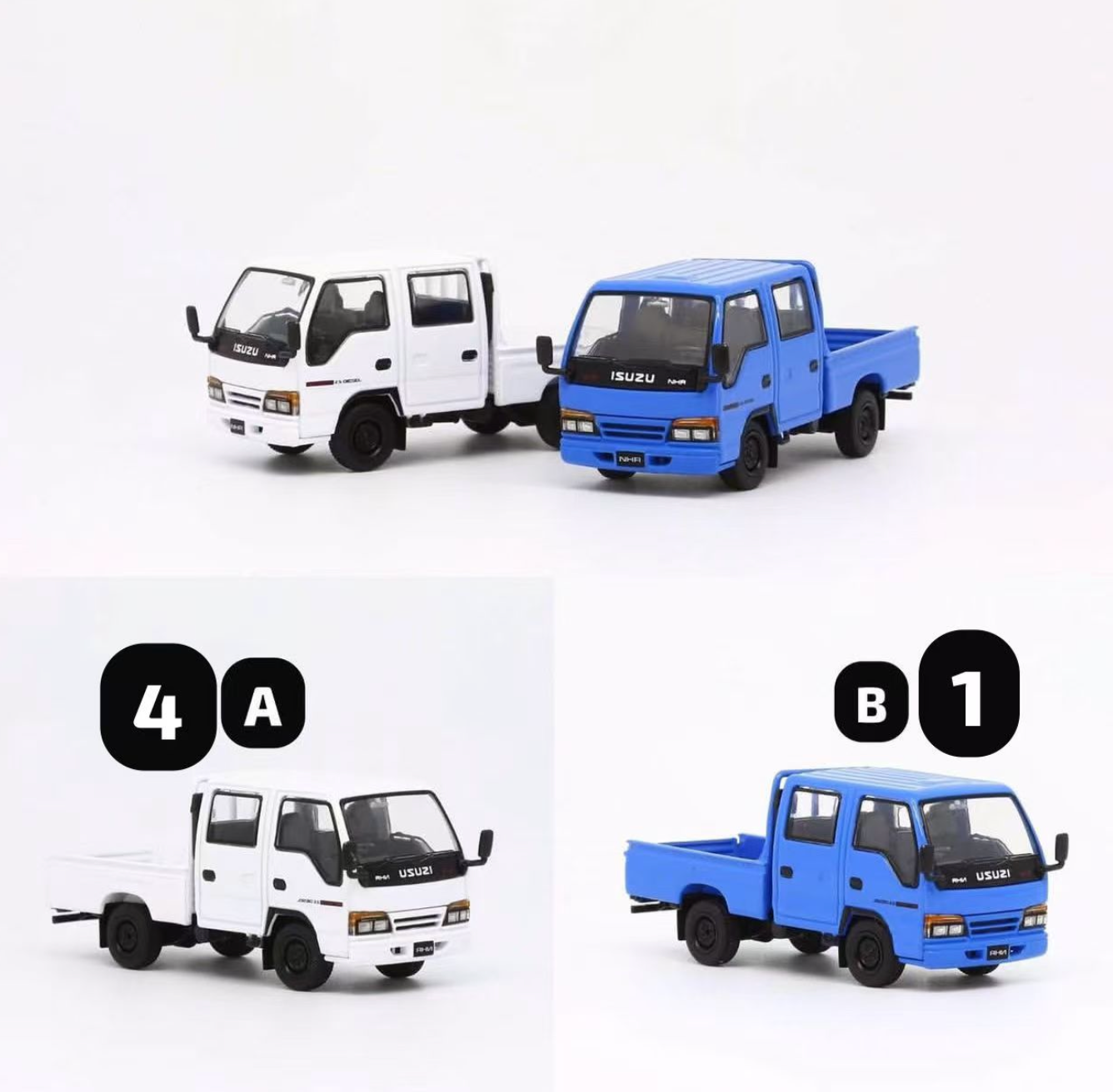 ISUZU LIGHT-DUTY TRUCK ミニカー　ISUZU TRAGA Preorder] Model One 1:64 Isuzu Trucks (2 Colours) T66639
