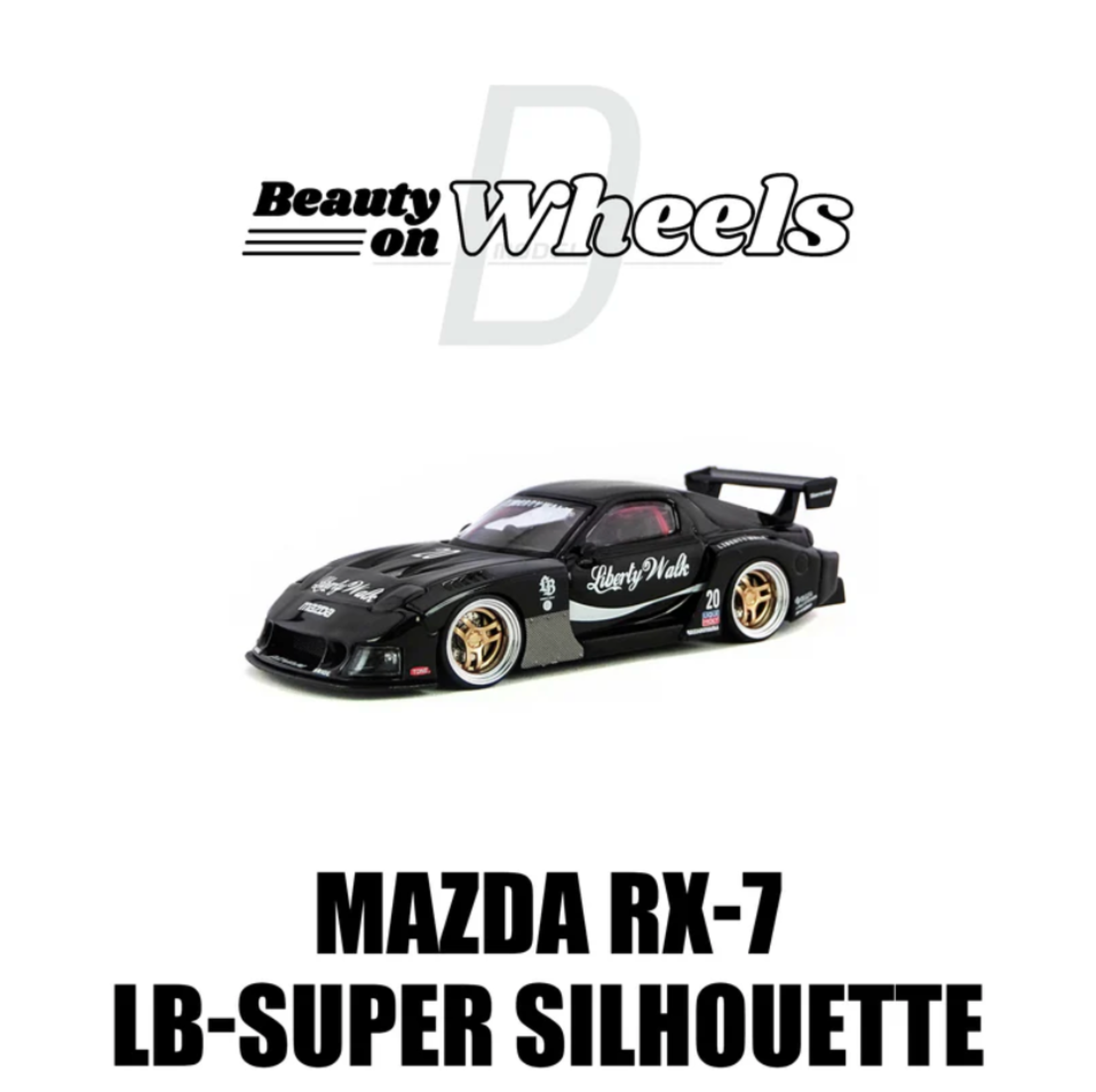 MAZDA RX-7 LB-Super Silhouette エイプ MAZDA RX-7 LB-SUPER SILHOUETTE #41 NUMERO RESERVE 1/18 MODEL