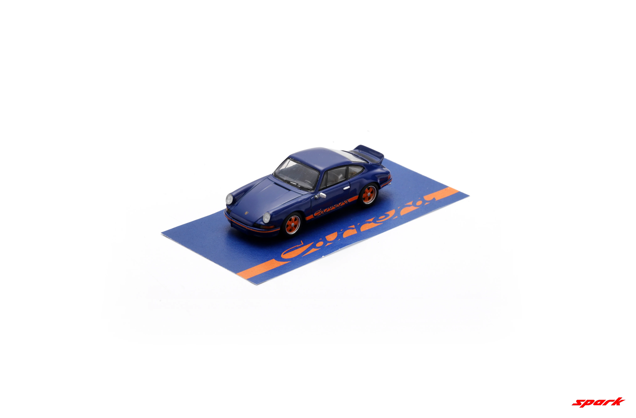 Preorder] Spark 1:64 Porsche 911 2.7 RS (Blue with orange stripe