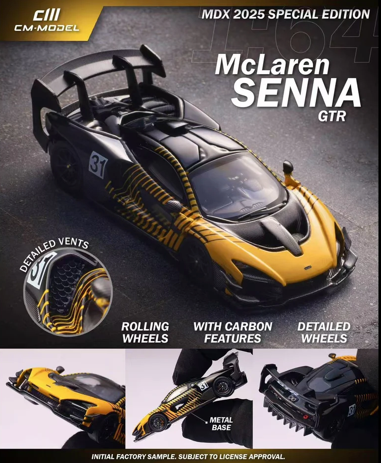 CM Model 1:64 McLaren Senna GTR CM64-SennaGTR-MDX25