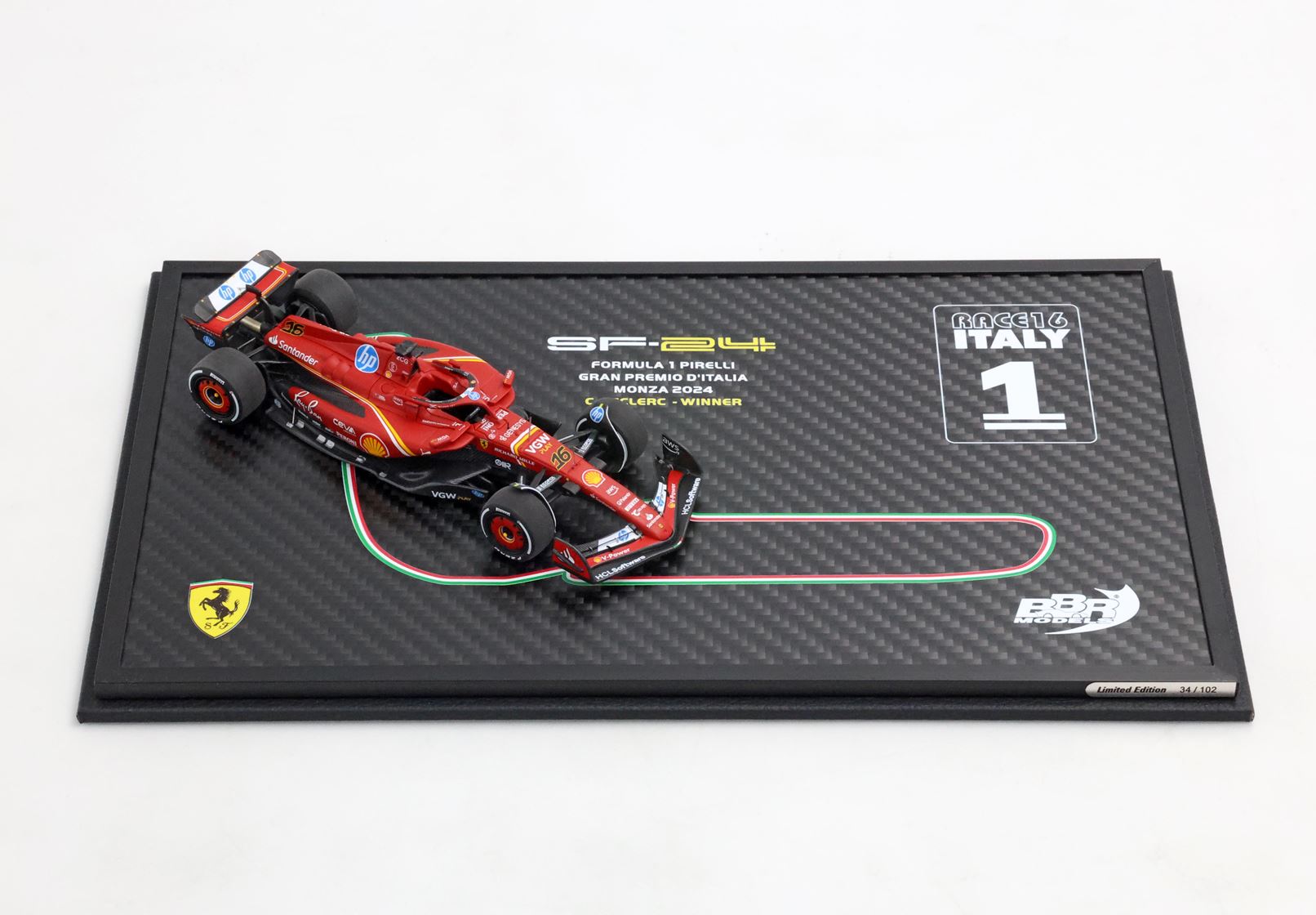 Preorder] BBR Models 1:43 Ferrari SF24 Monza GP 2024 - Leclerc