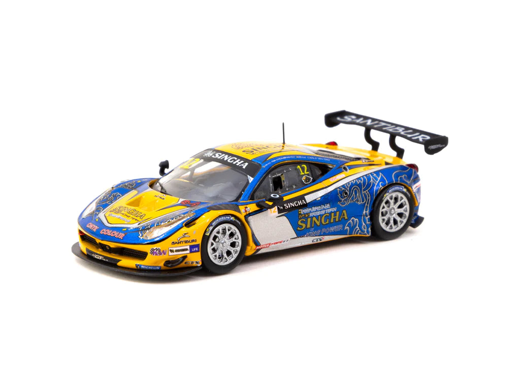 ターマックワーク フェラーリ 488 GT3FIAGT ＋ 458 イタリアGT ixo Models/Tarmac Works 1/64スケール「フェラーリ458イタリア