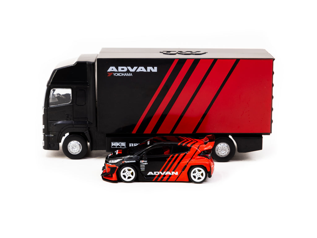 Tarmac Works 1:64 Pandem Yaris ADVAN T64-080-ADV – Horizon Diecast