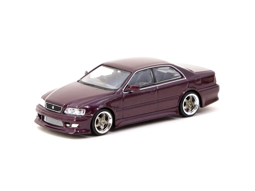 Tarmac Works 1:64 VERTEX Toyota Chaser JZX100 Purple Metallic T64G