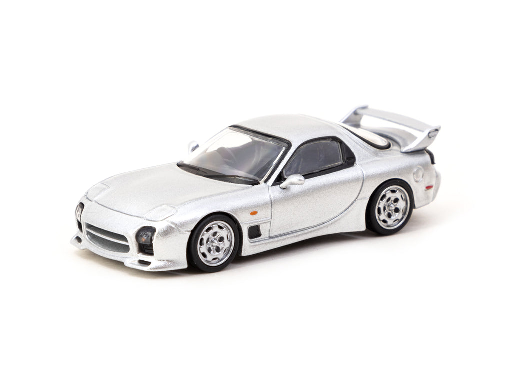 Tarmac Works 1:64 Mazda RX-7 FD3S Mazdaspeed A-Spec Silver Stone