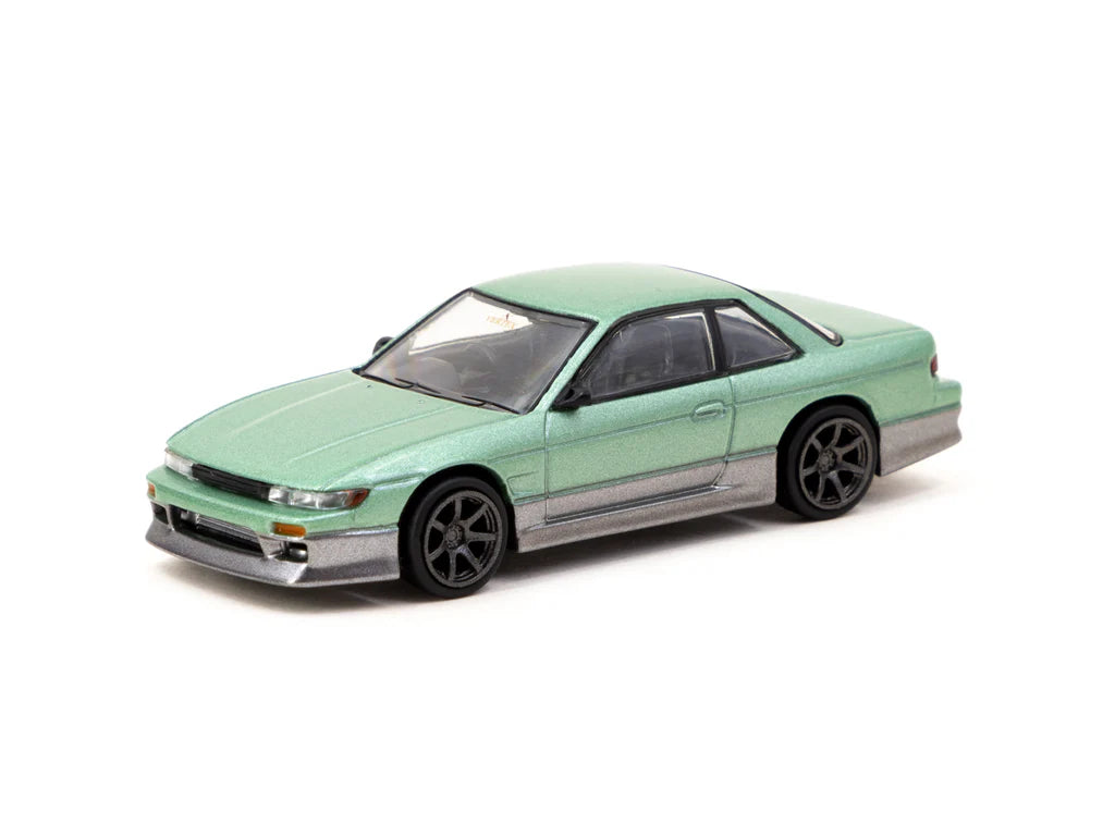 Tarmac Works 1:64 VERTEX Nissan Silvia S13 Green / Grey T64G