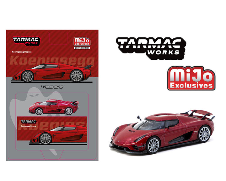 Tarmac Works 1:64 Koenigsegg Regera Red Metallic T64G-TL017-RE