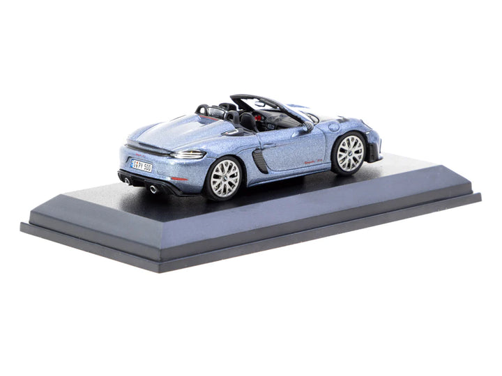 Minichamps X Tarmac Works 1:64 Porsche 718 Spyder RS Vanadium Grey Metallic - COLLAB64 T64MC-008-VG