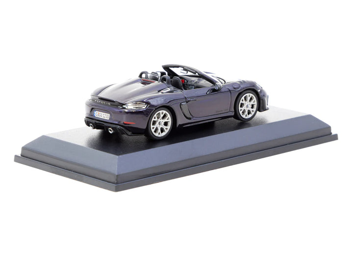 Minichamps X Tarmac Works 1:64 Porsche 718 Spyder RS Viola Metallic - COLLAB64 T64MC-008-VM