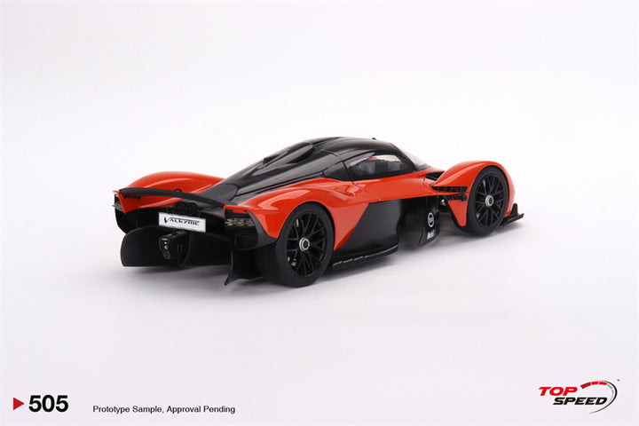 Topspeed 1:18 Aston Martin Valkyrie Maximum Orange TS0505 Rear