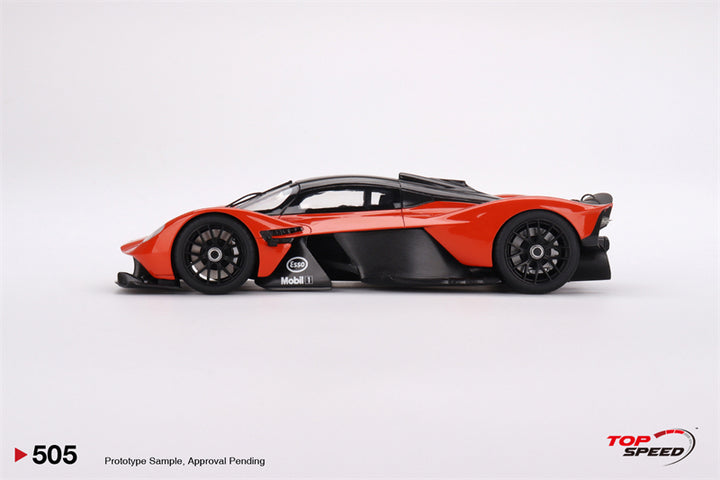 Topspeed 1:18 Aston Martin Valkyrie Maximum Orange TS0505 Side